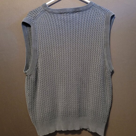 Vintage Pebble Beach Collection Sweater Vest Large Navy Blue Korea Chest Logo - Picture 4 of 6